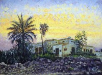 Saba Qayoom Leghari, 18 x 24 Inch, Oil on Canvas, Landscape Painting, AC-SQL-031